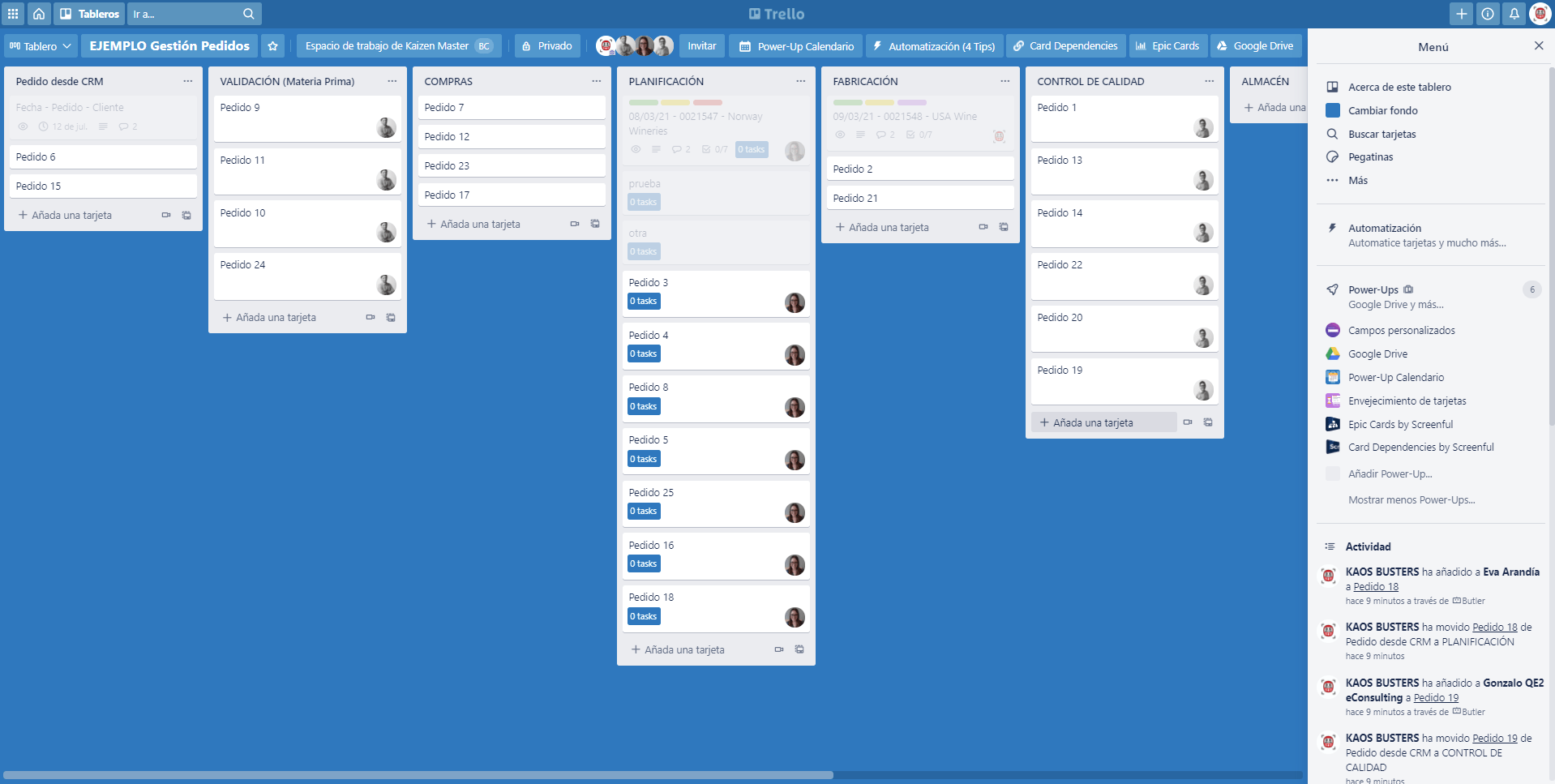 Curso Trello KAOS BUSTERS
